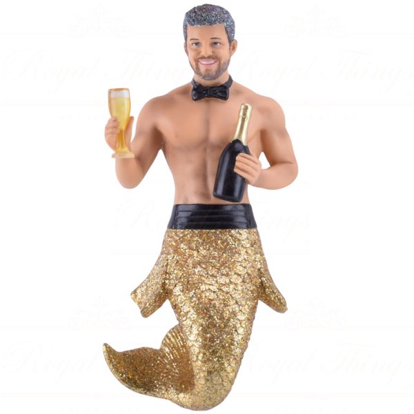 December Diamonds Christmas Ornament Gold Black Champs Fairy Gay 55 55139