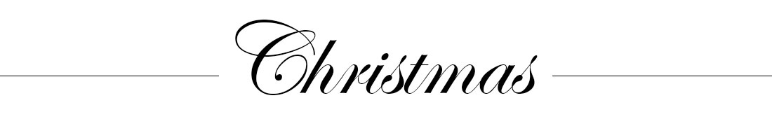Christmas Header Line Christmas Header Line
