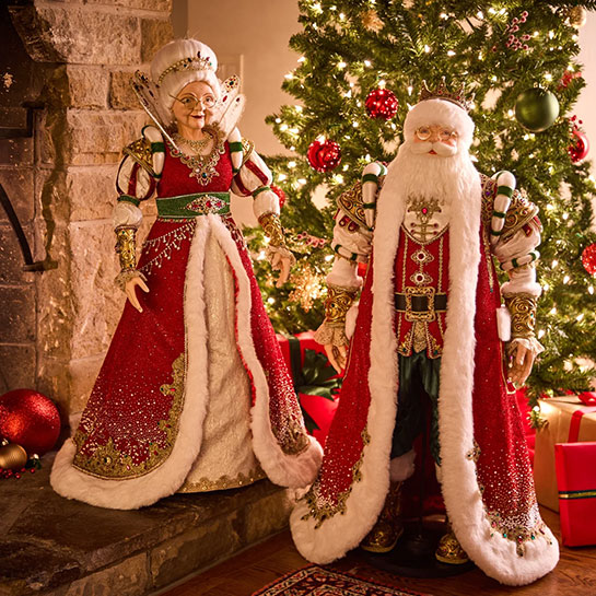 Katherines Collection Royal Christmas Ball Mrs Mr Claus Dolls Katherines Collection Royal Christmas Ball Mrs Mr Claus Dolls